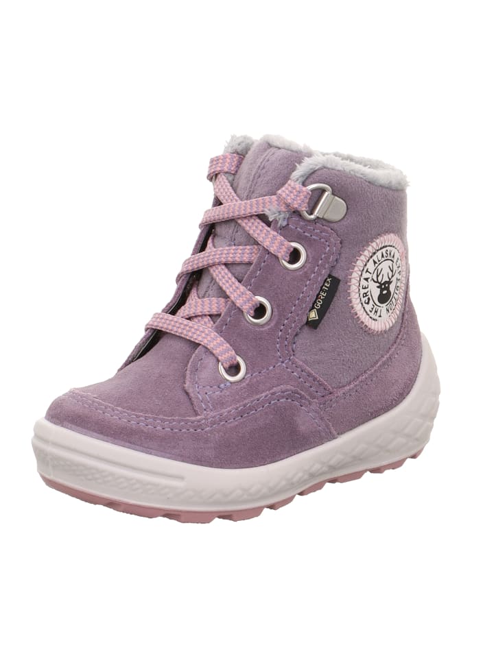 

Зимние ботинки GROOVY 2.0 фиолетово-розового цвета superfit
