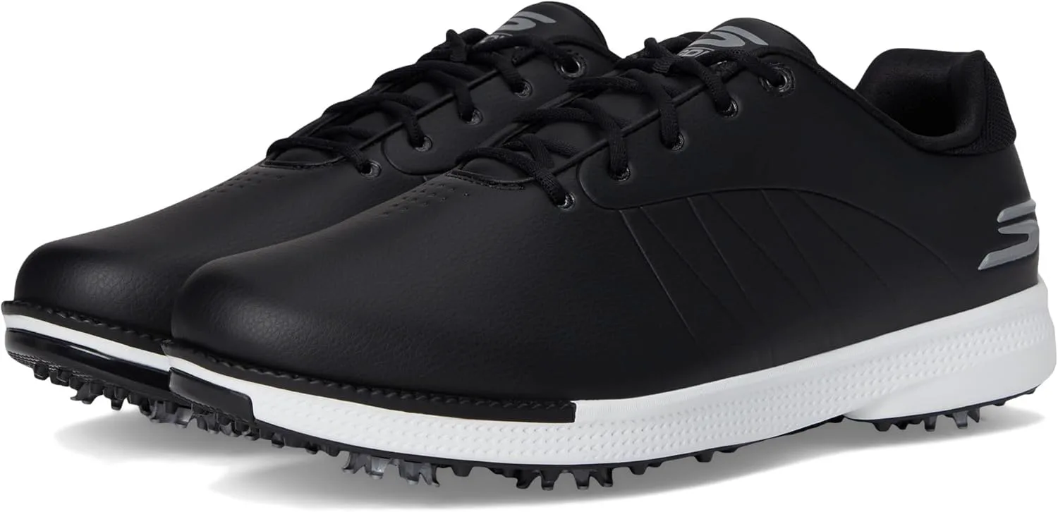 

Кроссовки для гольфа Skechers Go Golf Tempo GF без шипов 214099 2025 - Натуральный / Серый, черно-белый