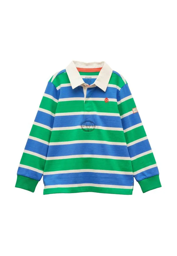 Регбийная рубашка-поло стандартного кроя Joules, Green Blue