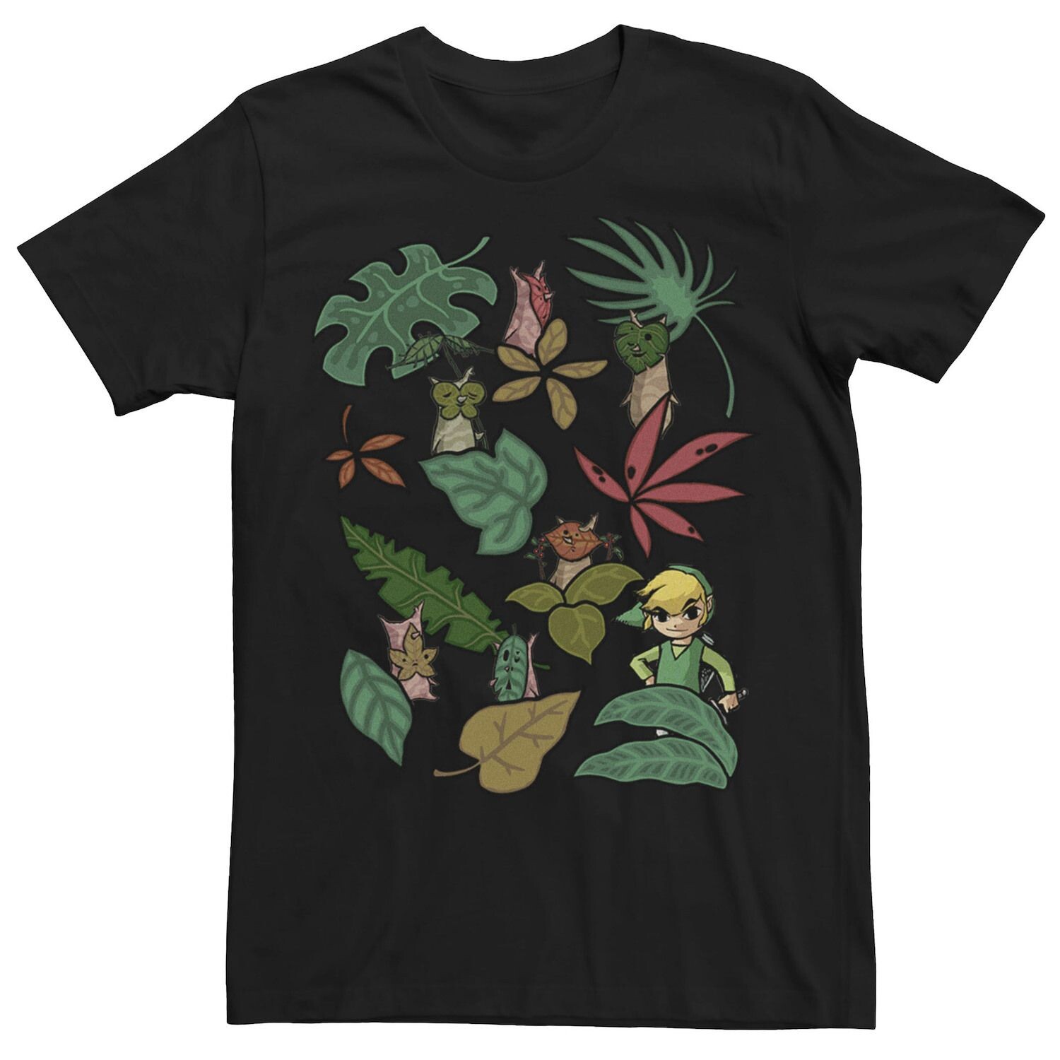

Мужская футболка Zelda Link In The Leaves Licensed Character
