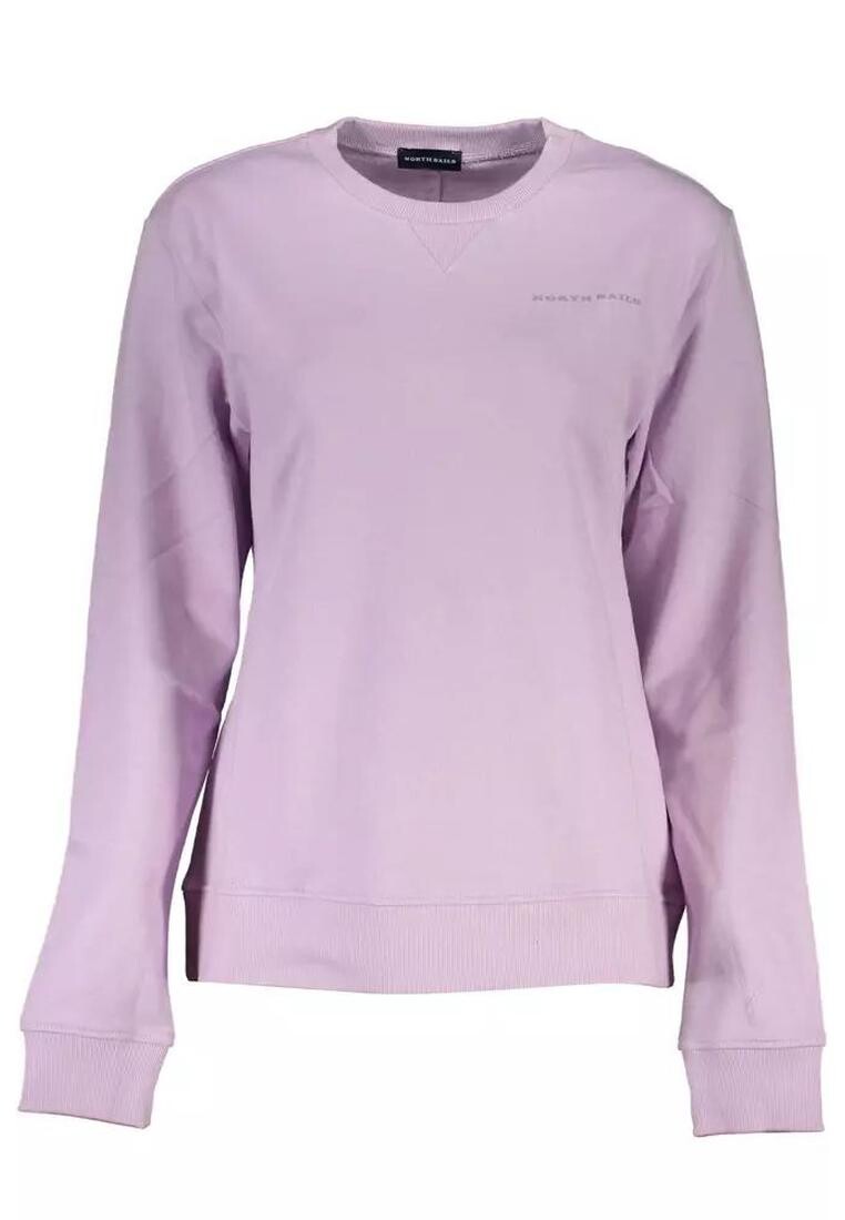 

Свитер из органического хлопка с начесом и круглым вырезом North Sails, фиолетовый