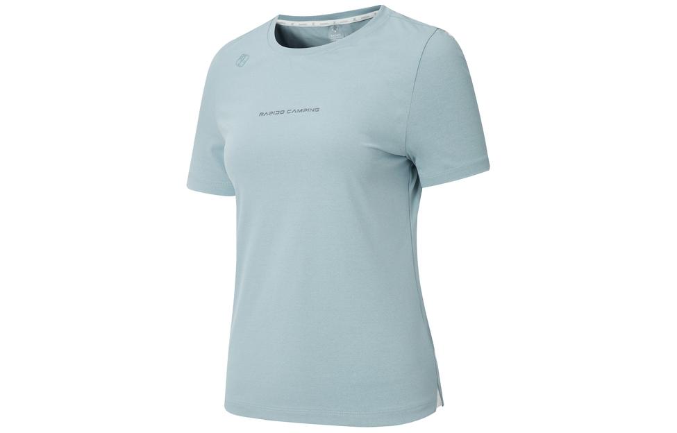 

Женские футболки с круглым вырезом, умеренно прямой крой Rapido, синий