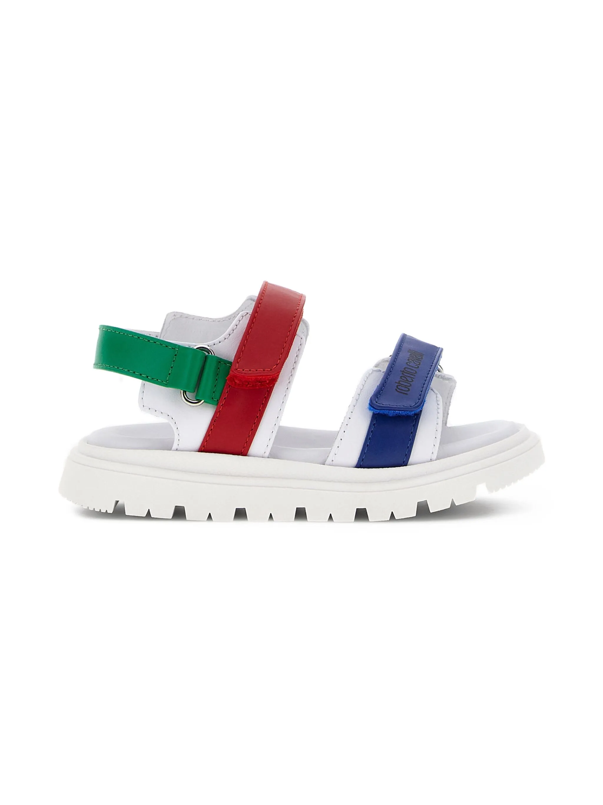 

Сандалии RC с логотипом Roberto Cavalli, белый