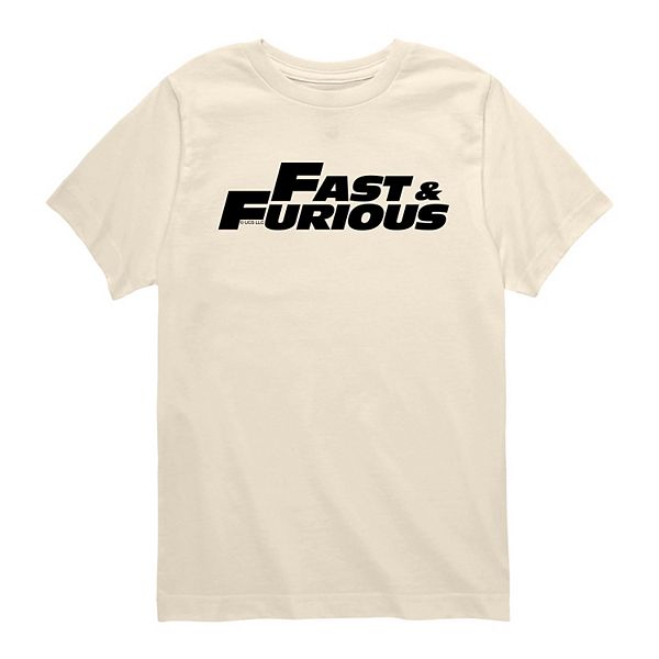 

Футболка с принтом Fast & Furious для мальчиков 8-20 Licensed Character, Cream