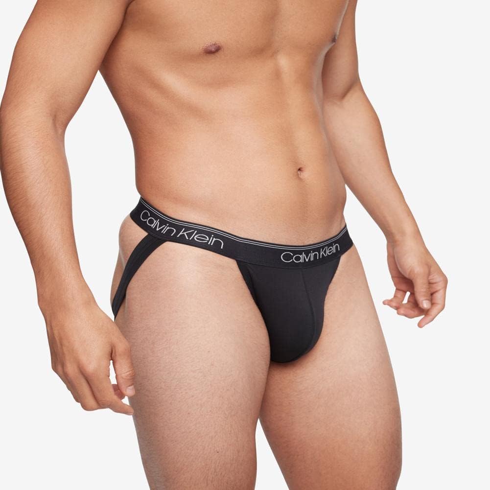 Мужское нижнее белье Calvin Klein, микро-эластичные, 3 пары трусов-боксеров, 3 Black — фото 3