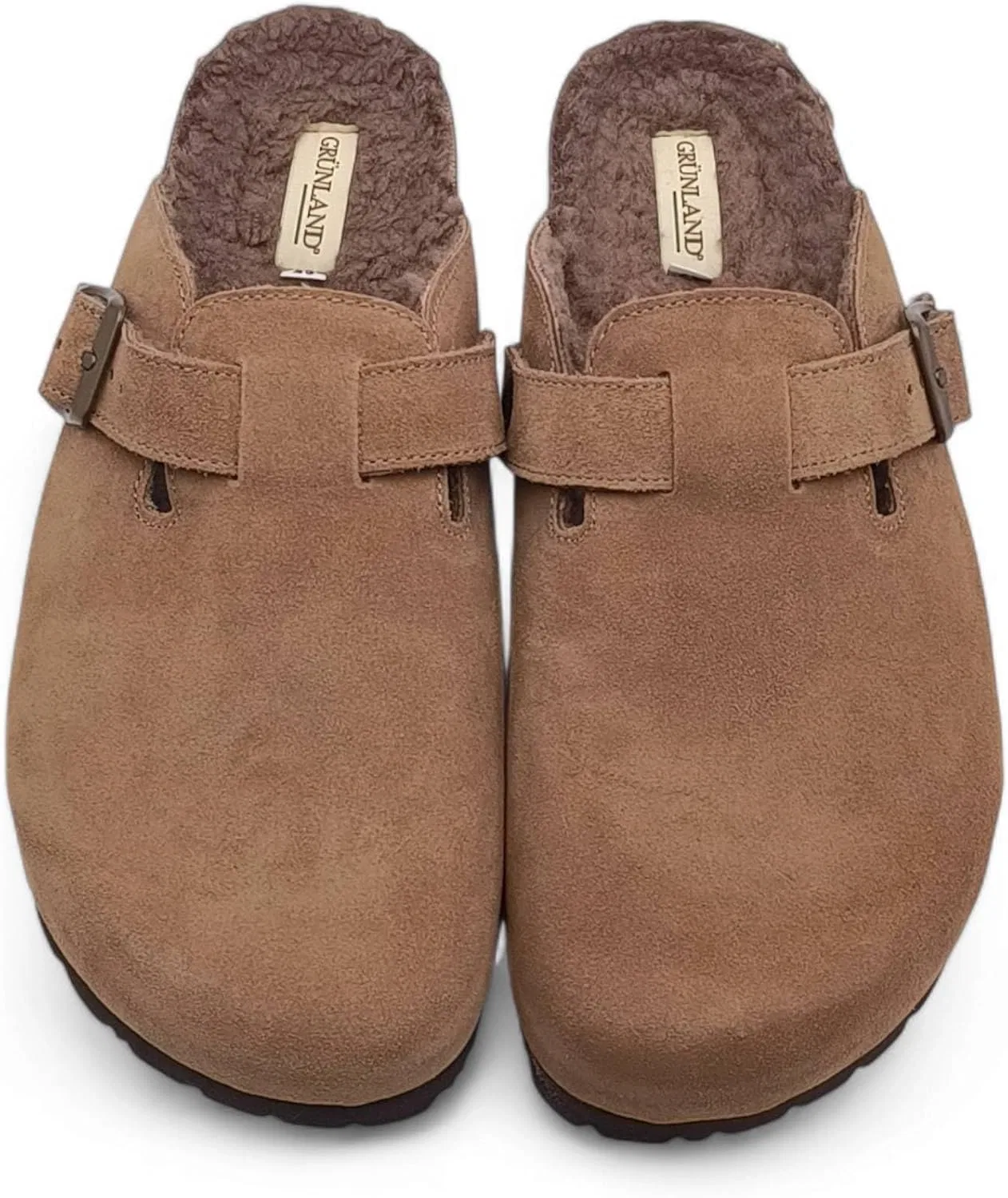 Мюли Grunland Plush для мужчин | BOBO CB2247 GRÜNLAND il benessere è naturale, Taupe — фото 4
