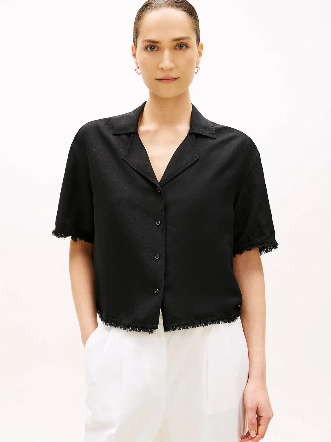 Блузка Tommy Hilfiger, Black — фото 2