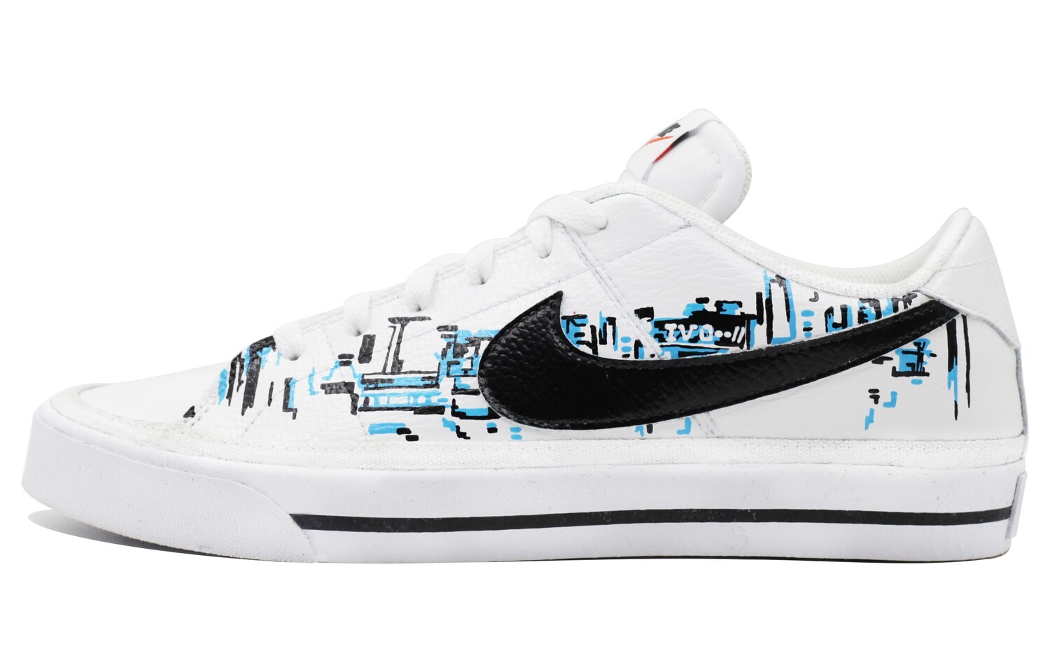 

Кроссовки Nike Court Legacy Skateboard Shoes Men Low-Top Black White