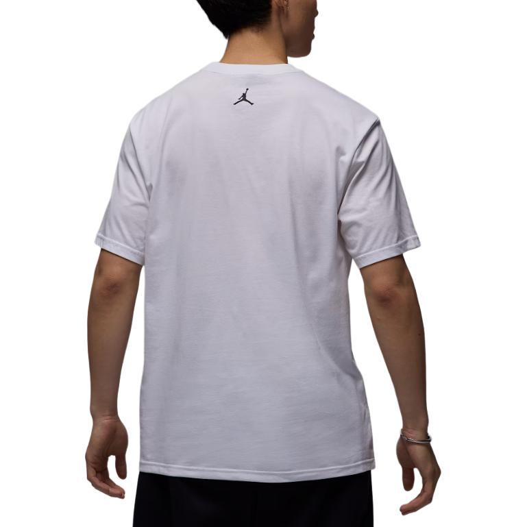 Спортивная футболка мужская Dri FIT Graphic Jordan, белый/черный — фото 3