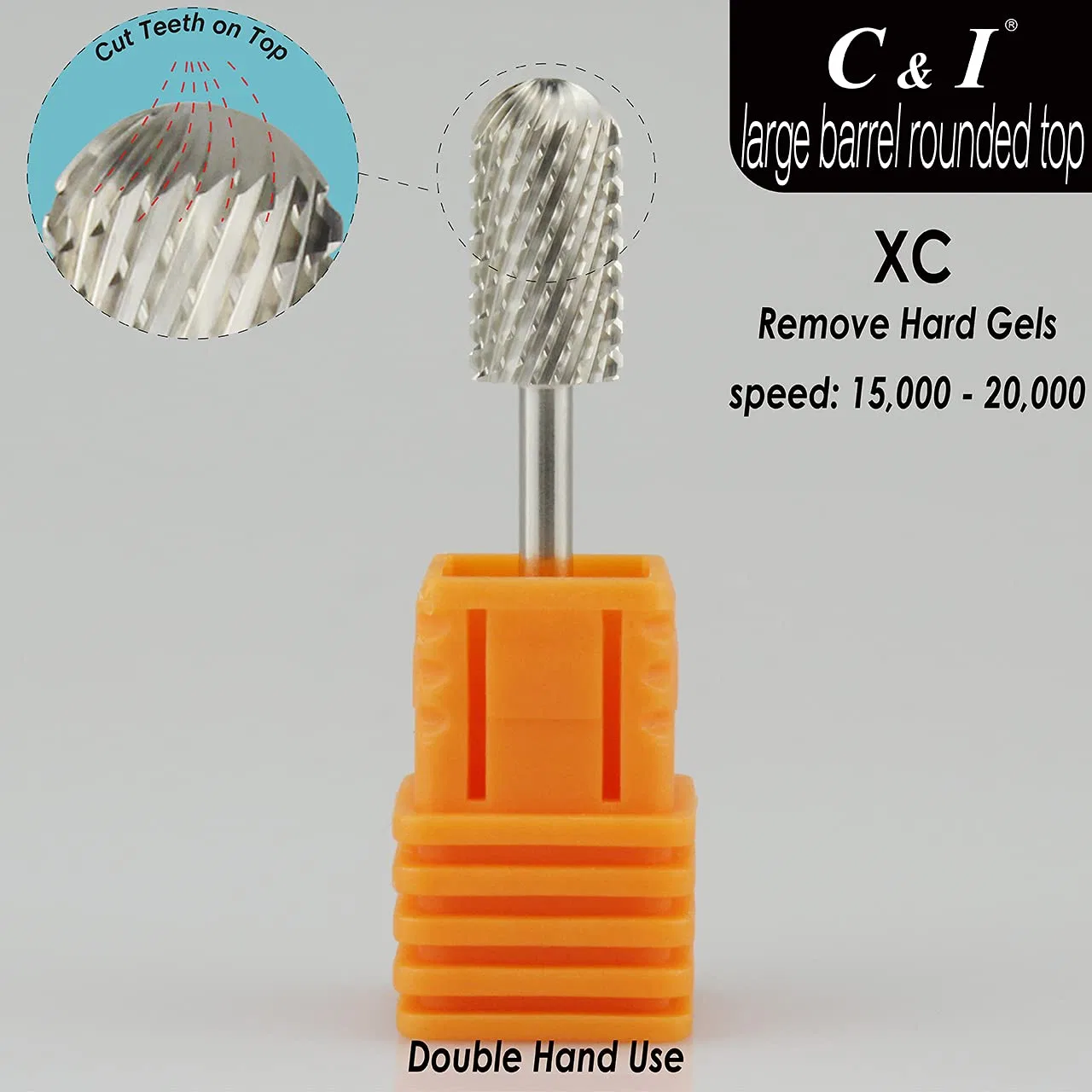 Фреза для снятия гель-лака «Rounded Upper Nail Drill» от C & I ‎C & I — фото 2
