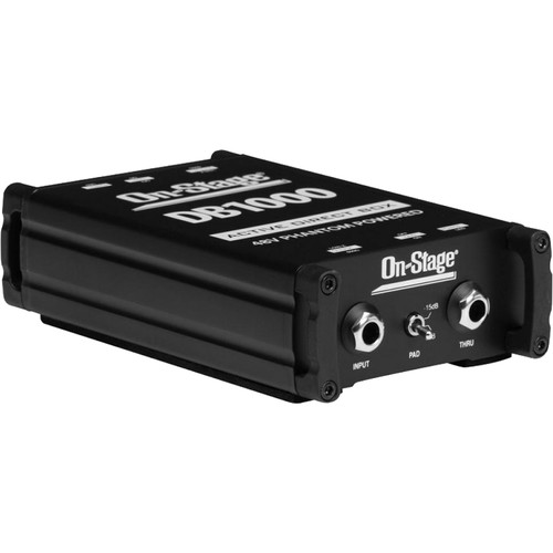 

Директ-бокс On-Stage DB1000 Active Mono DI Box DB1000