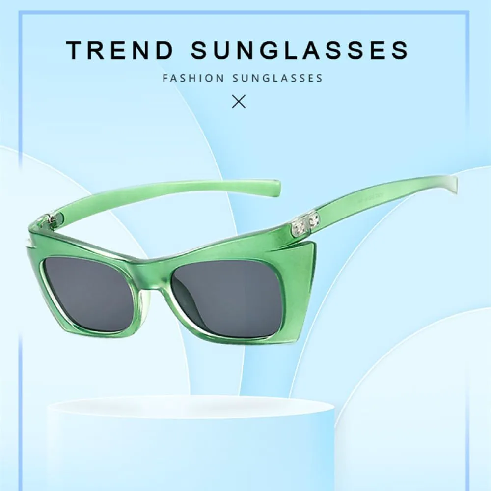 

MUTYNE Роскошные солнцезащитные очки в маленькой квадратной оправе для женщин и мужчин, модные, винтажные, популярные, для путешествий, прямоугольные, Tea