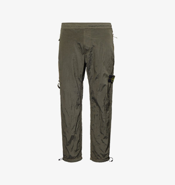 

Спортивные брюки прямого кроя с логотипом-нашивкой Stone Island, зеленый