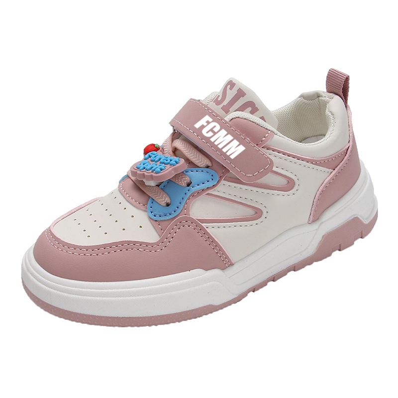 

Кроссовки для скейтбординга Spring Soft Sole для мальчиков, повседневная спортивная обувь для детей FCMM, розовый