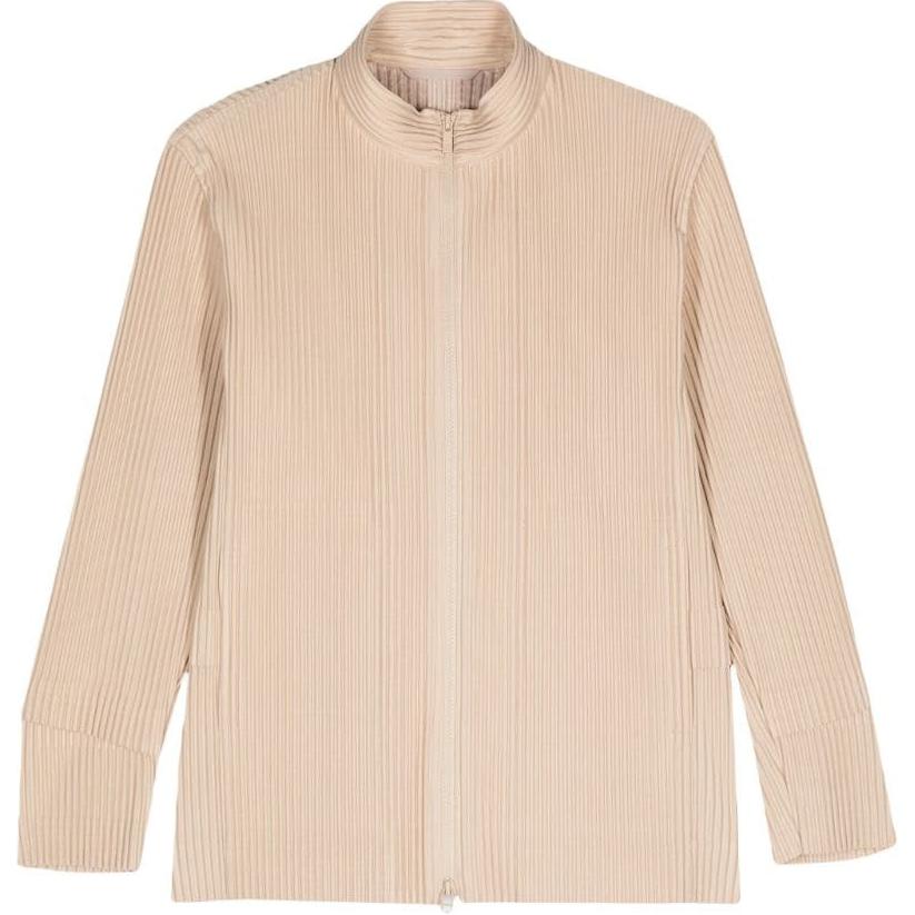 

Homme Plissé Issey Miyake Куртка с плиссированным эффектом, Beige
