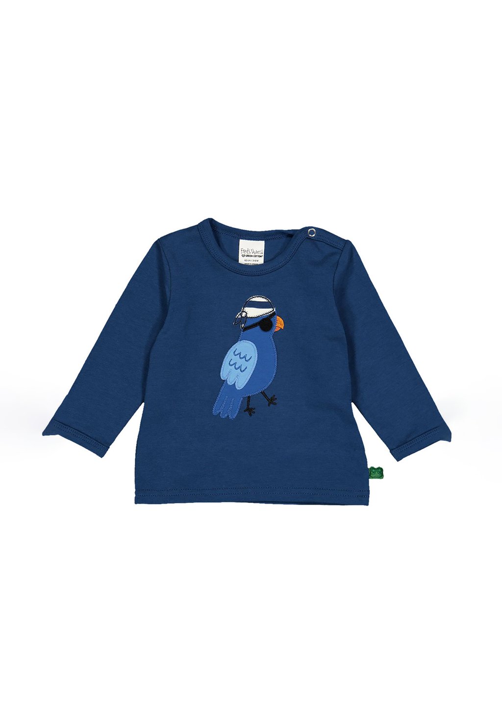 

Футболка с длинным рукавом BEKLEIDUNG Fred's World by Green Cotton, темно-синий