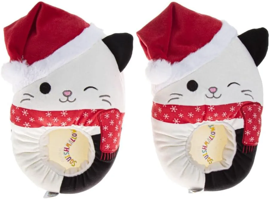 Мягкие плюшевые тапочки Squishmallows, легкие, теплые и удобные, тапочки для дома для детей и взрослых (размеры 11-1 для маленьких детей / 2-5 для больших детей / 5-10 для взрослых)