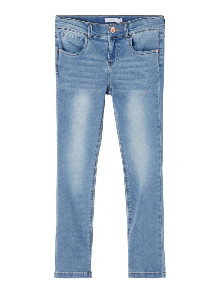 

Джинсы name it Slim Fit Jeans für Mädchen, цвет Light Blue Denim