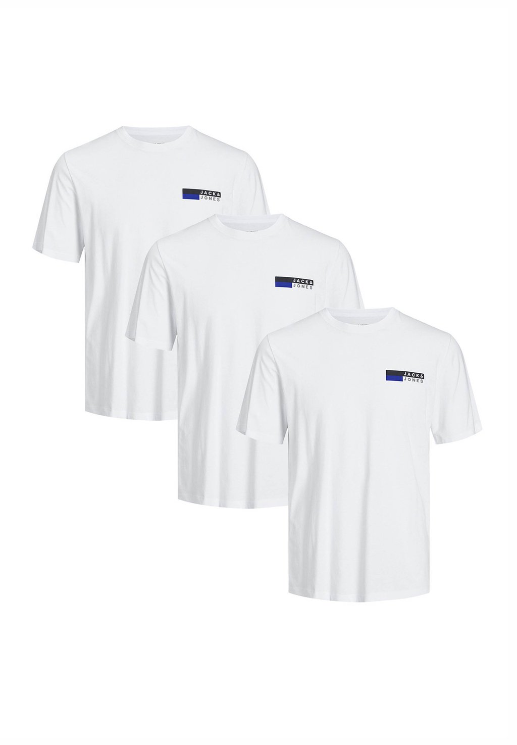 

Футболка с принтом 3ER PACK CORP Jack & Jones, белый