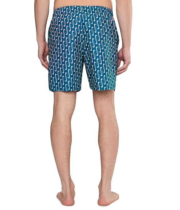 Плавки Nike Breaker Swoosh Link 7" Brief Lined Volley, Green Abyss — фото 4