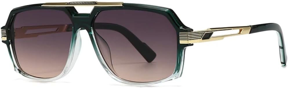 

Солнцезащитные очки с защитой UV400 | Двойная перемычка, градиентные линзы, большая оправа | для женщин и мужчин, для занятий спортом на открытом воздухе и вождения DSVIGF, Coffee