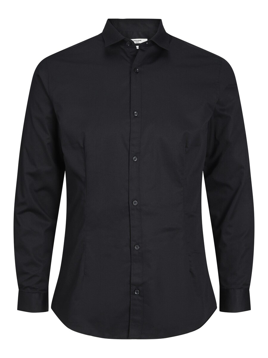 

Деловая рубашка комфортного кроя Jack & Jones Plus JJParma, черный