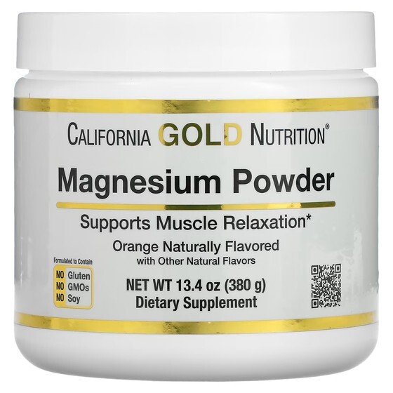 

Добавка California Gold Nutrition магний со вкусом апельсиновой цедры, 380 г