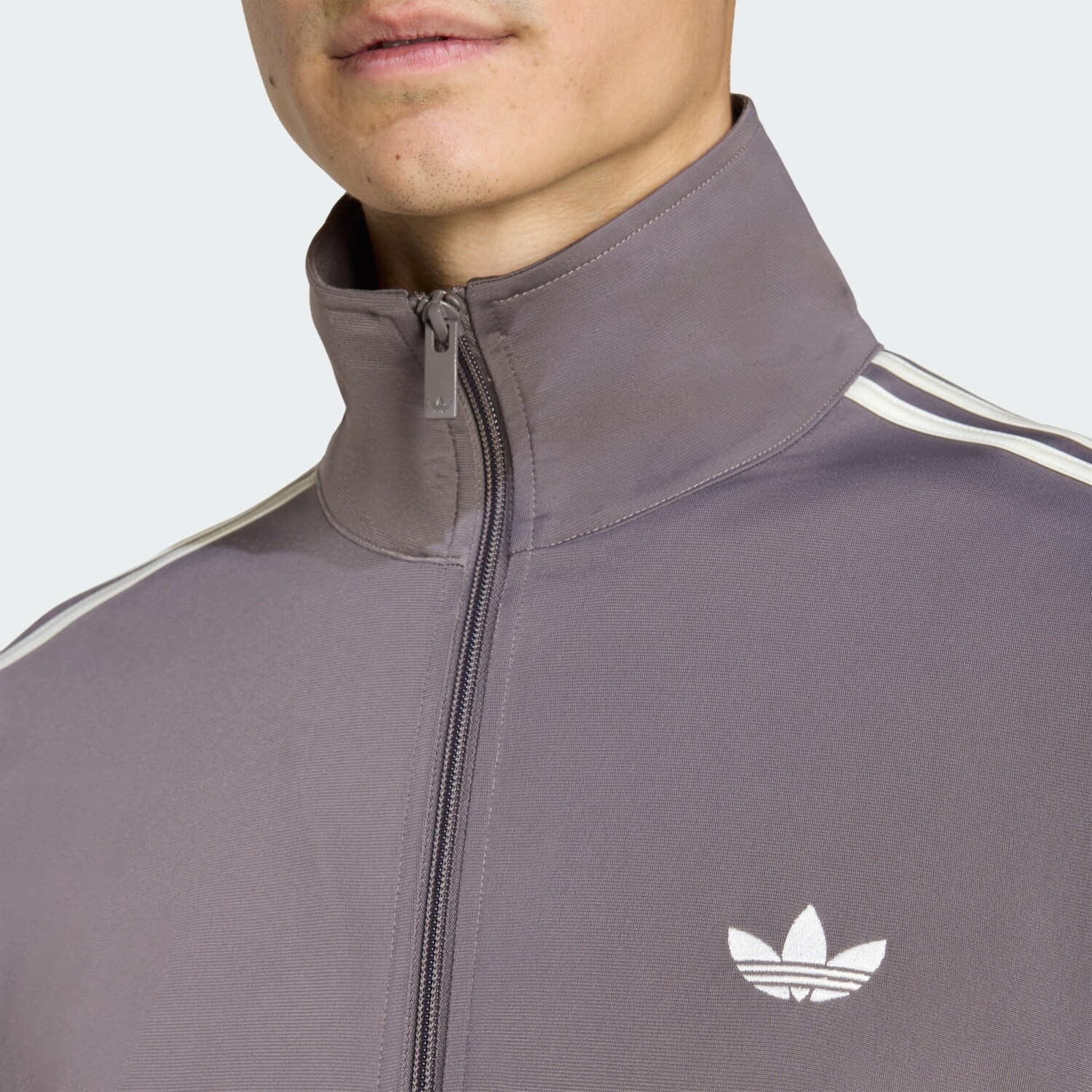 Adidas Originals Толстовка с молнией 'Firebird' в цвете greige — фото 4