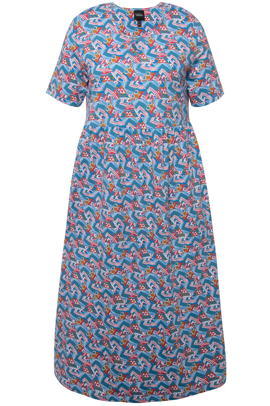 

Платье из джерси Ulla Popken Dress, цвет cyan blue