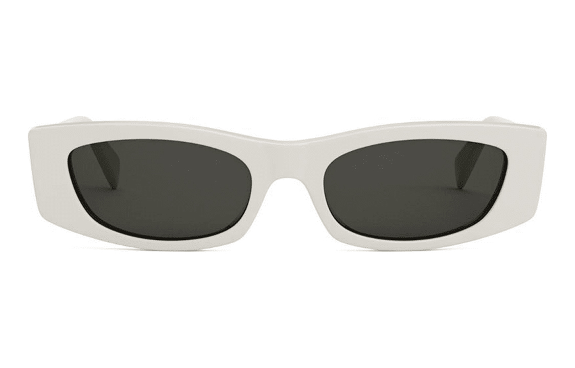 

Солнцезащитные очки прямоугольной формы CELINE, белые