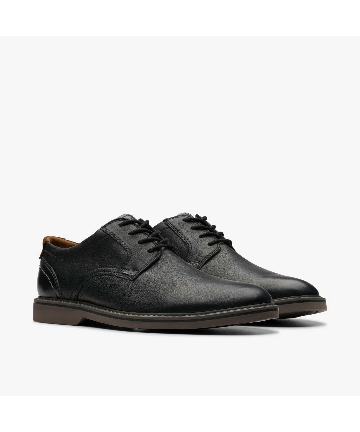 Мужские кожаные туфли Clarks Radcliff Low чёрные — фото 4