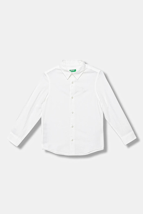 

Детская хлопковая рубашка United Colors Of Benetton, белый