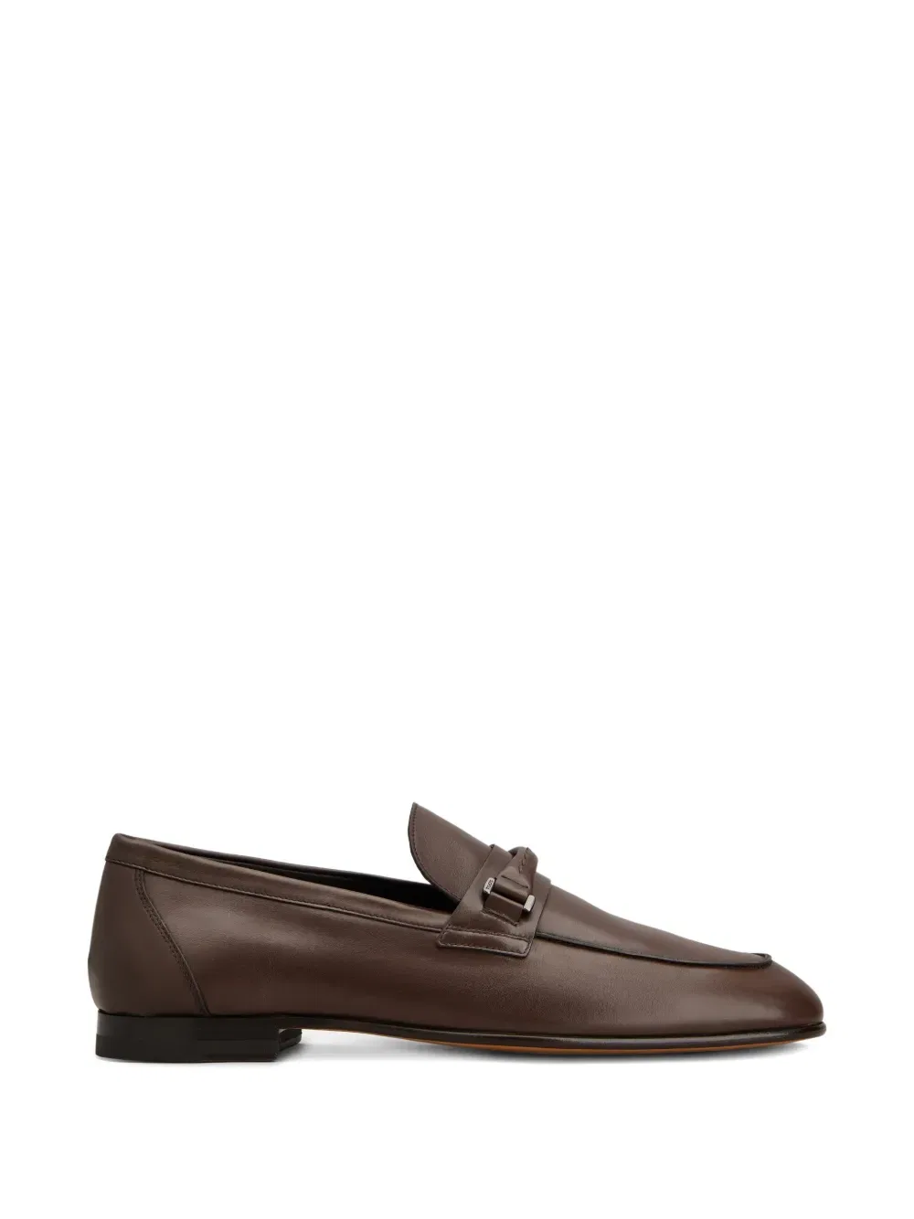 Кожаные лоферы с ремешком Tod'S, коричневый