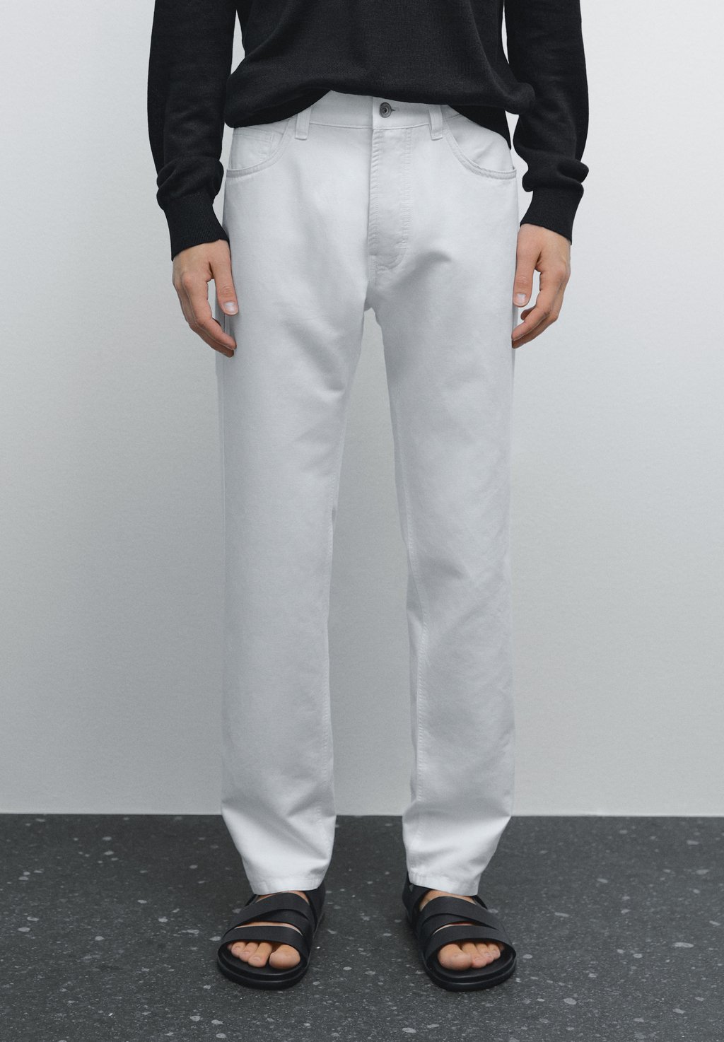 

Зауженные джинсы Massimo Dutti, белый