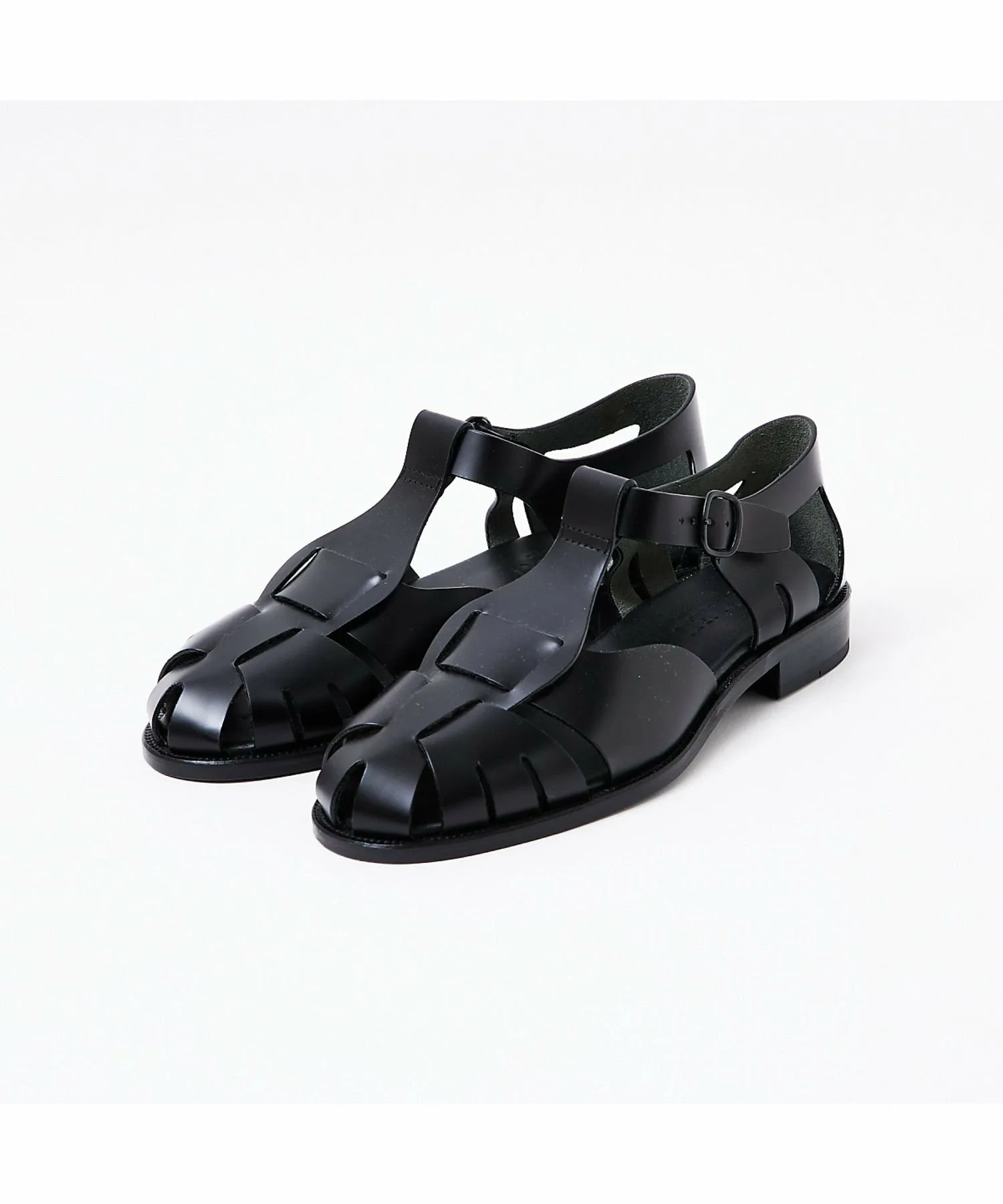HEREU / PESCA Кожаные сандалии гуркха Designworks, black