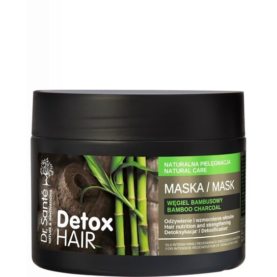 

Доктор Sante, Detox Hair, восстанавливающая маска для волос с бамбуковым углем, 300 мл, Dr. Sante