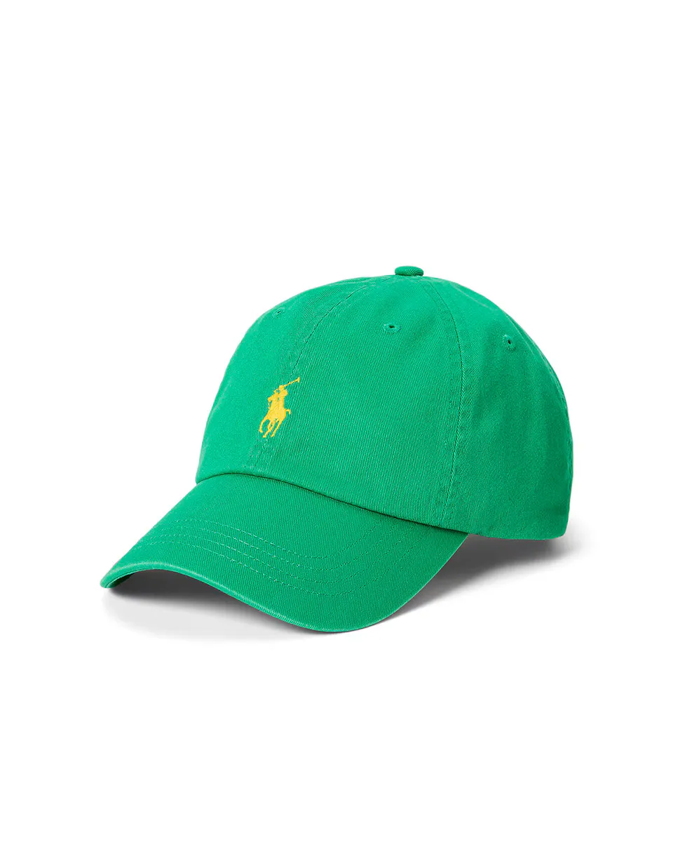 

Мужская кепка из хлопка с вышитой лошадью Polo Ralph Lauren, цвет Verde Bosque