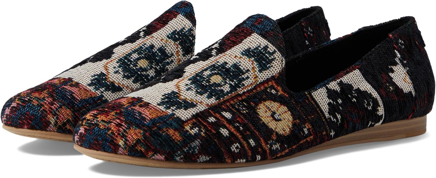 

Лоферы TOMS Darcy, цвет Black Patchwork Global Woven