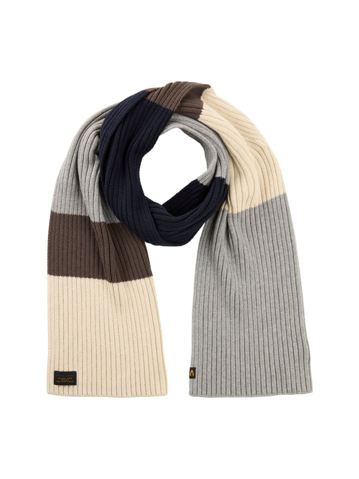 

Шарф из хлопковой смеси каменно-серого цвета. Camel Active