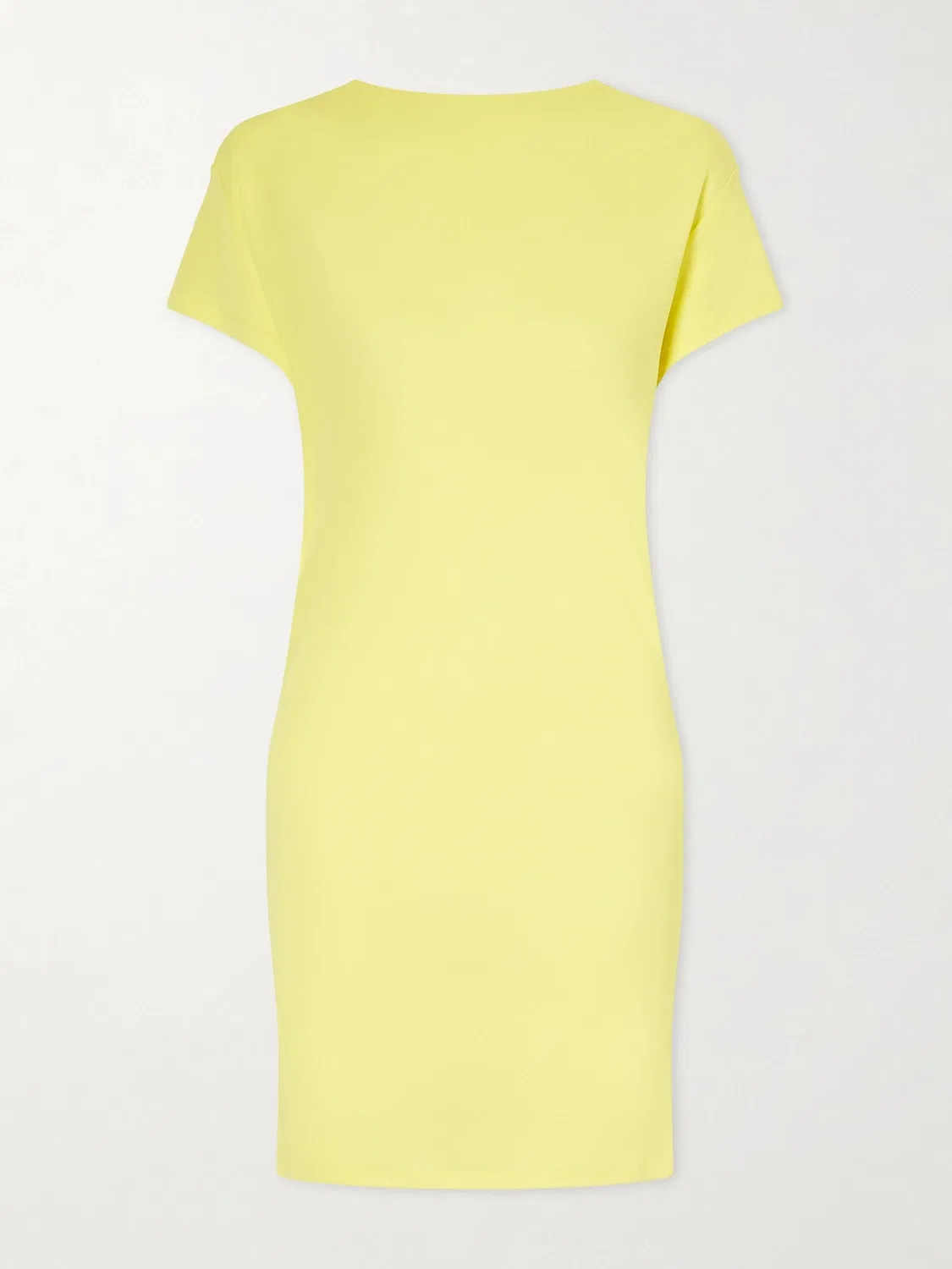 Мини-платье из крепа La Robe Mistral с открытой спиной JACQUEMUS, желтый
