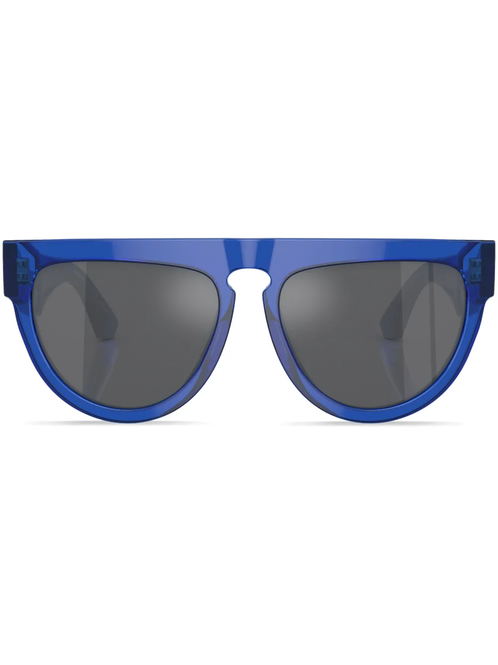 

Солнцезащитные очки в круглой оправе с логотипом Burberry Eyewear, синий