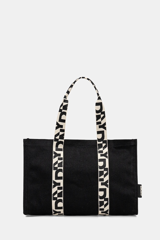 

Хлопковая сумка DKNY, черный
