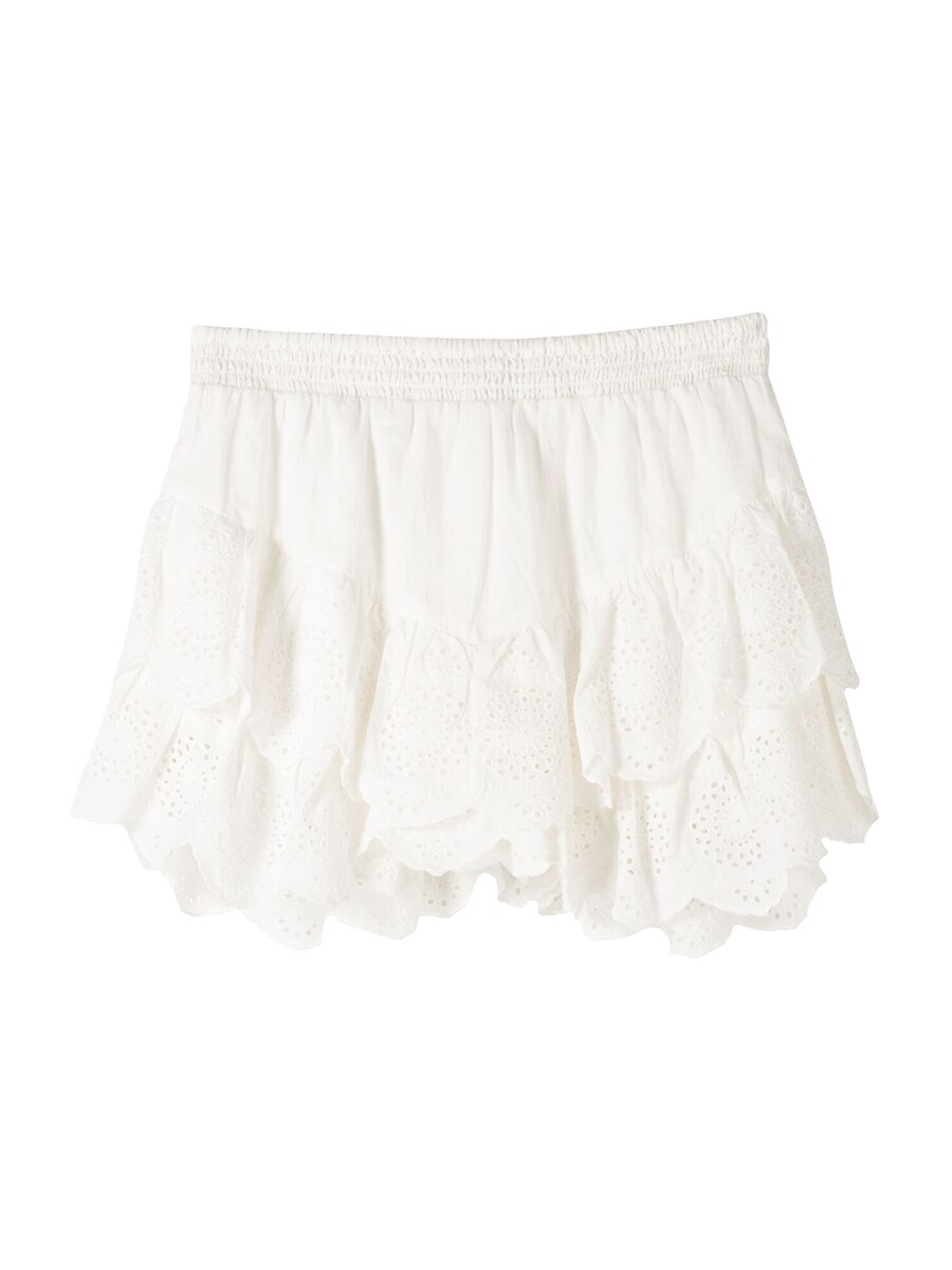 

Юбка мини Bershka Skirt, светло-бежевый