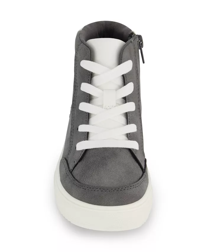 Кроссовки Little and Big Boys Aaron Dutton High Top Kenneth Cole New York, серый — фото 3