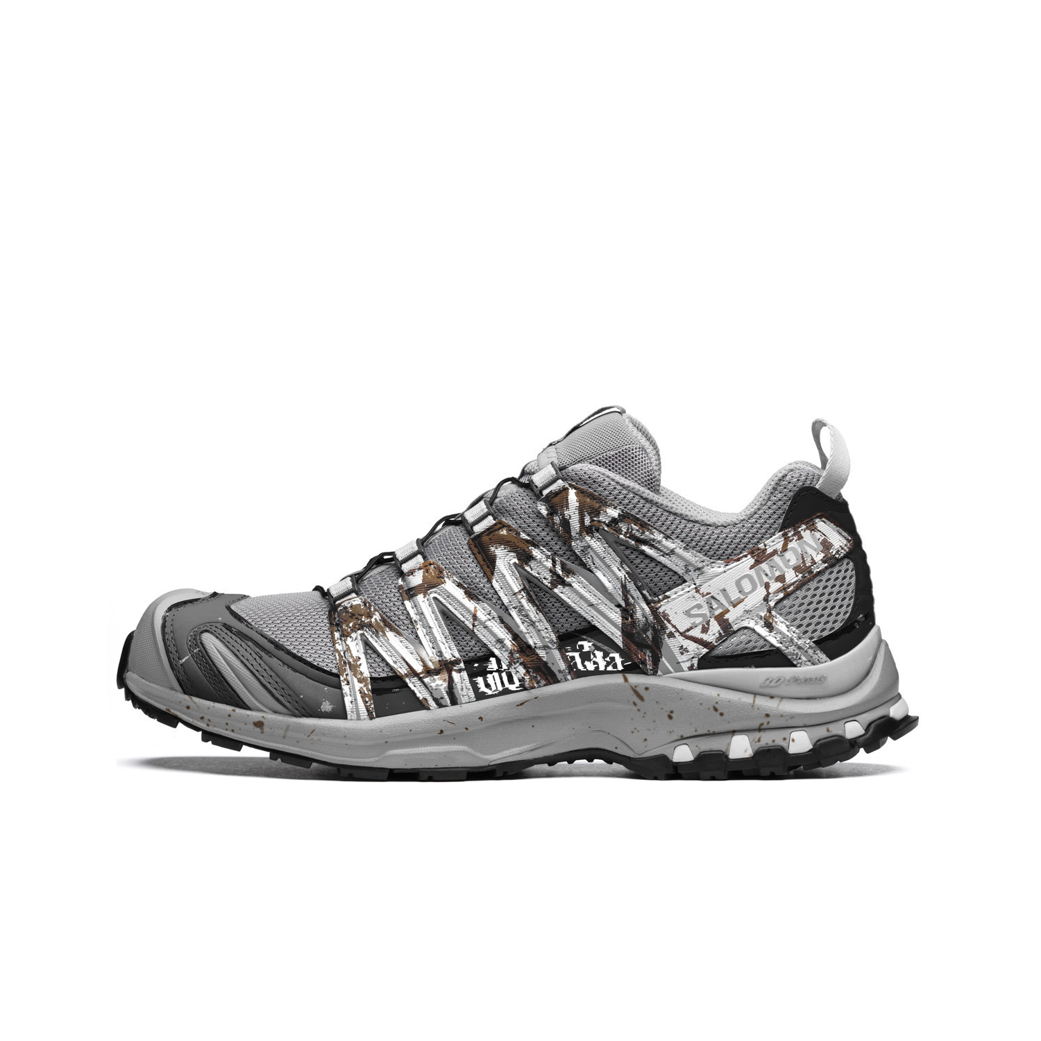 

Salomon Кроссовки XA PRO 3D Low top для бега, унисекс, черный, белый, серый