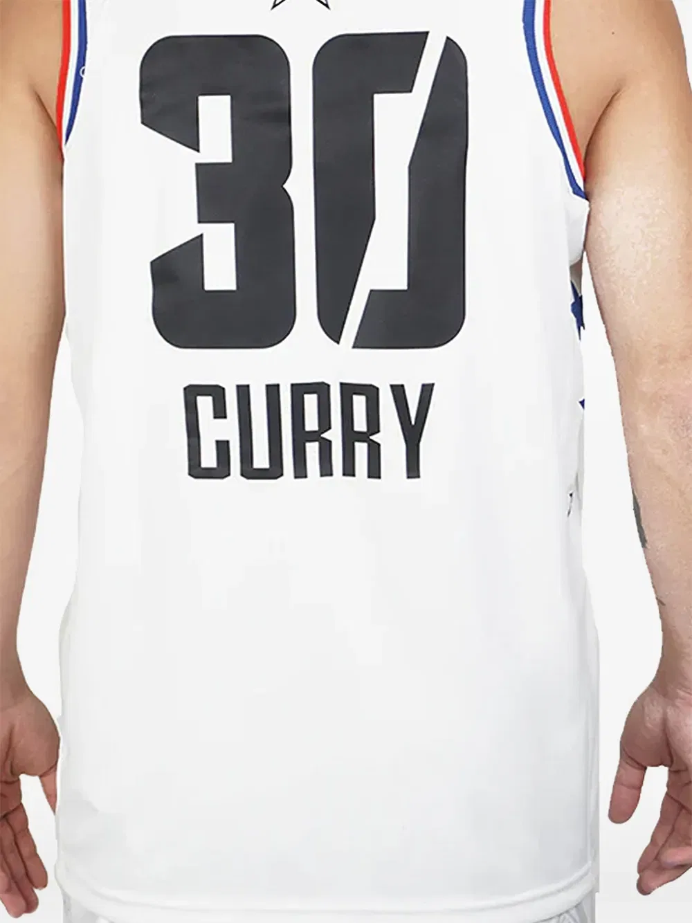 Топ NBA GSW Curry All-star Edition Swingman Jordan, белый — фото 2