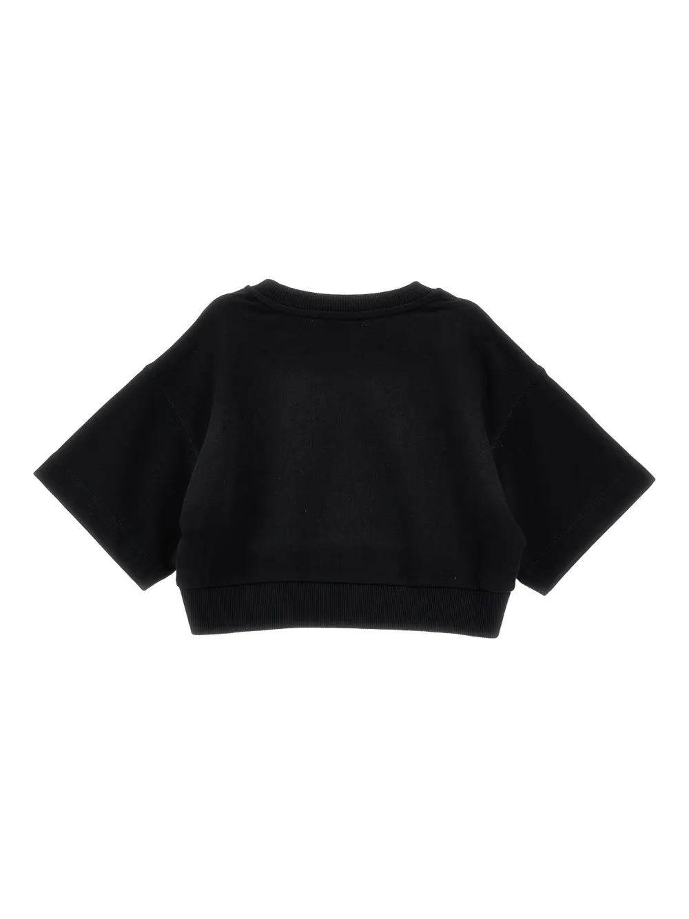 Футболка с вышитым логотипом Philosophy Di Lorenzo Serafini Kids, черный — фото 2