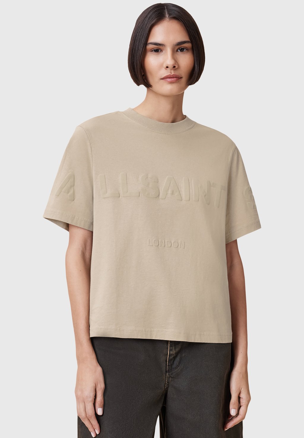 

Футболка с принтом LISA BIGGY AllSaints, бежевый