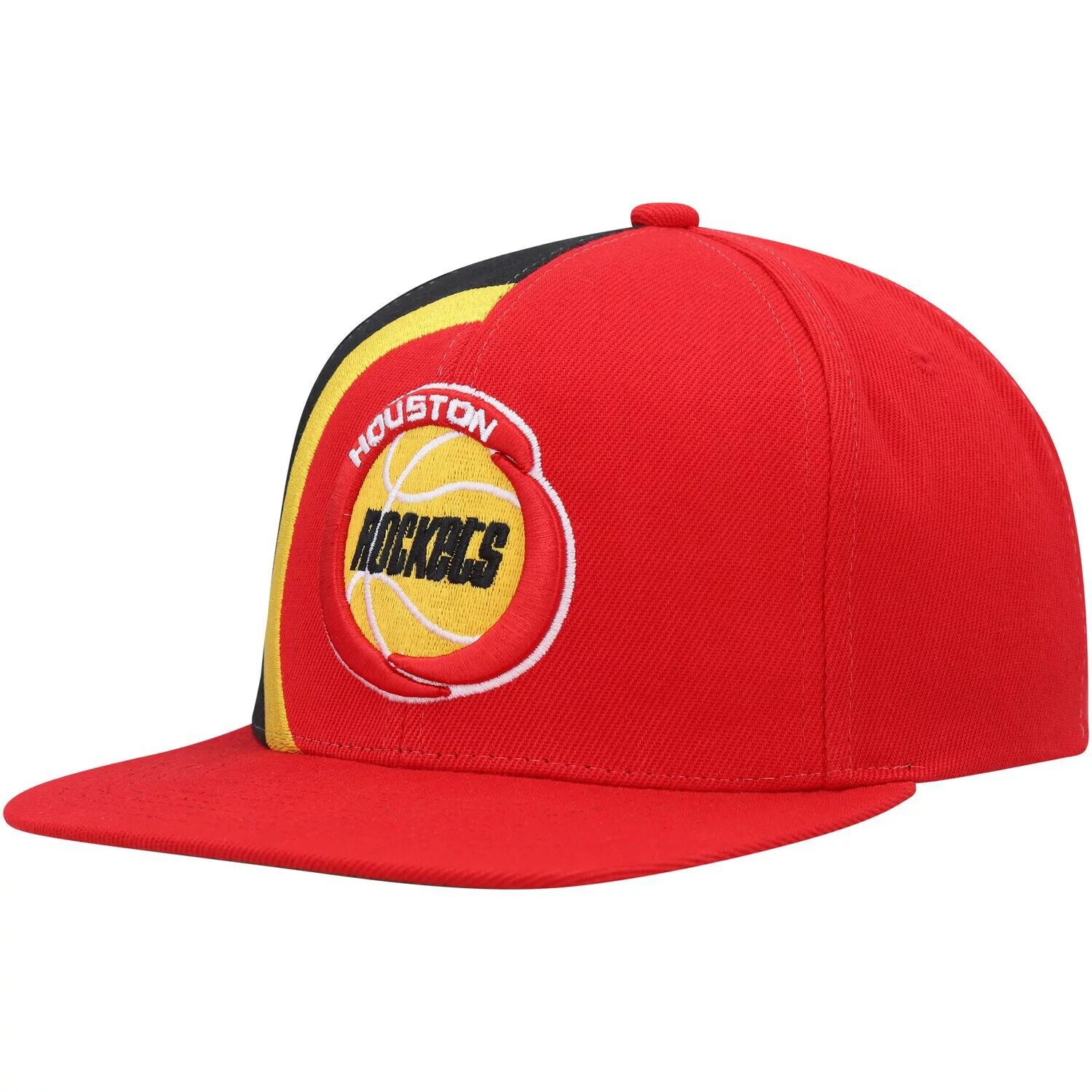 

Мужская кепка Mitchell & Ness Red Houston Rockets Hardwood Classics Retroline Snapback