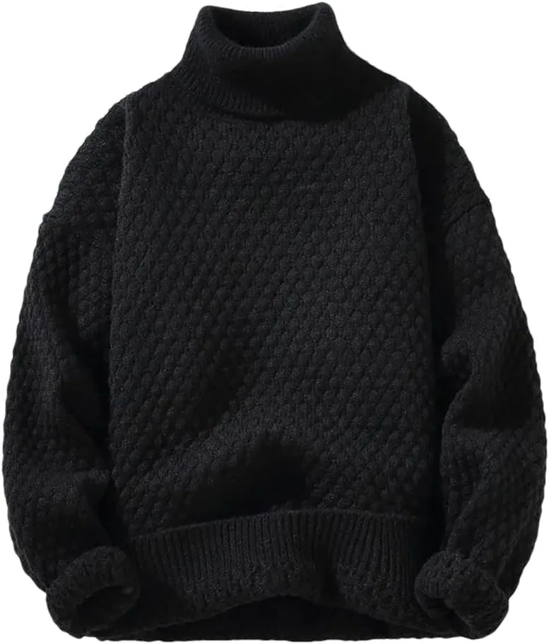 

Мужской свитер водолазка с длинным рукавом